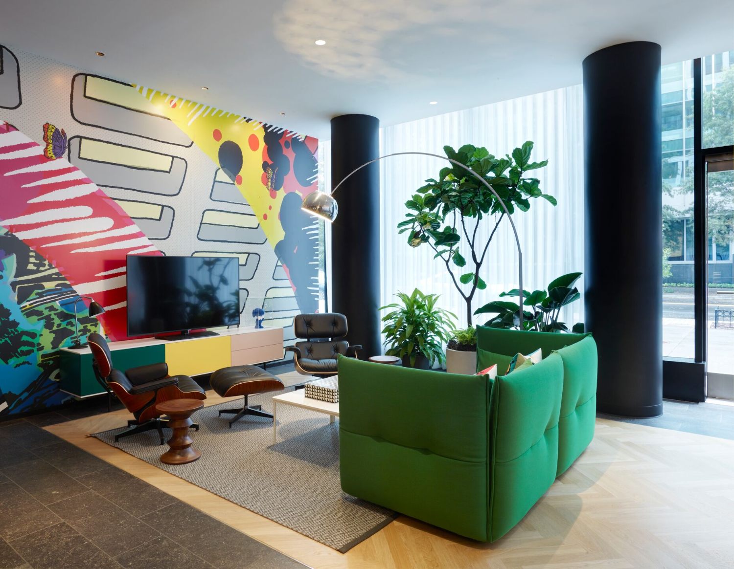 lounge chair and ottoman vitra adeyaka bcn